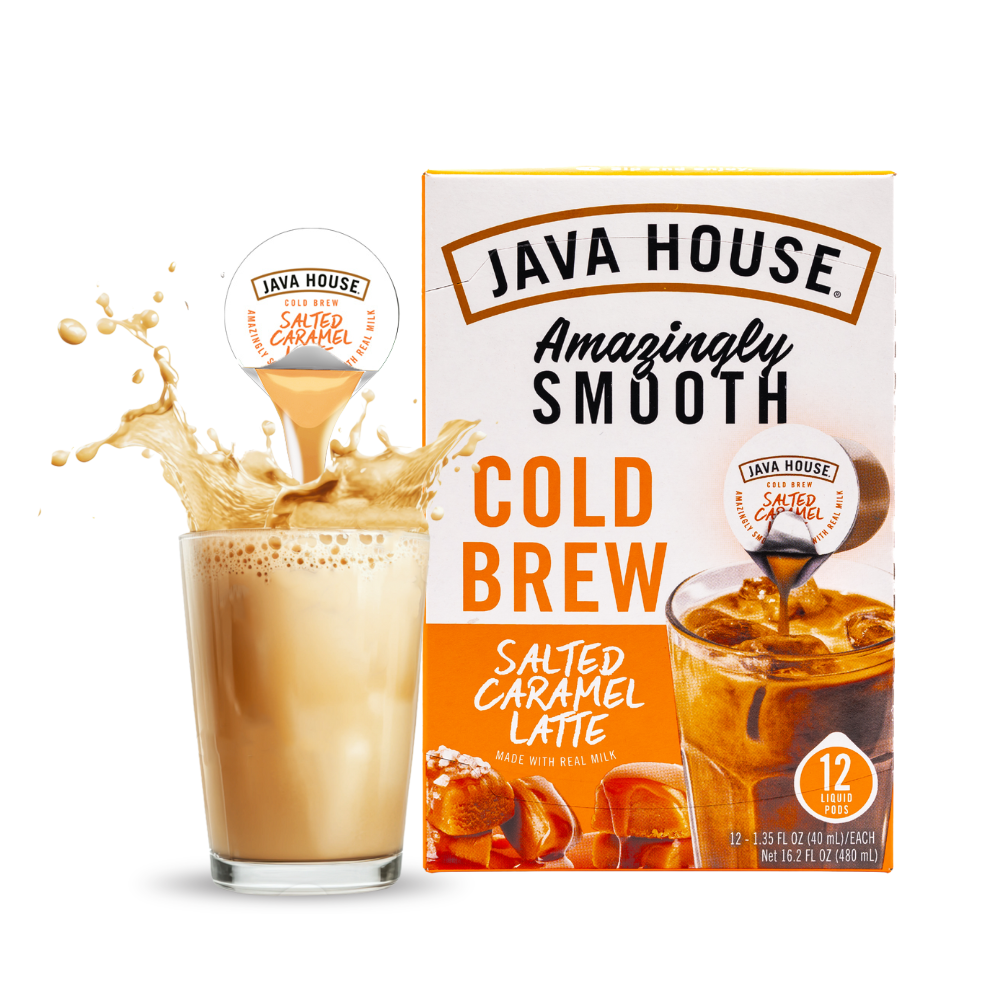Java House Latte Cold Brew Coffee Pods - Salted Caramel