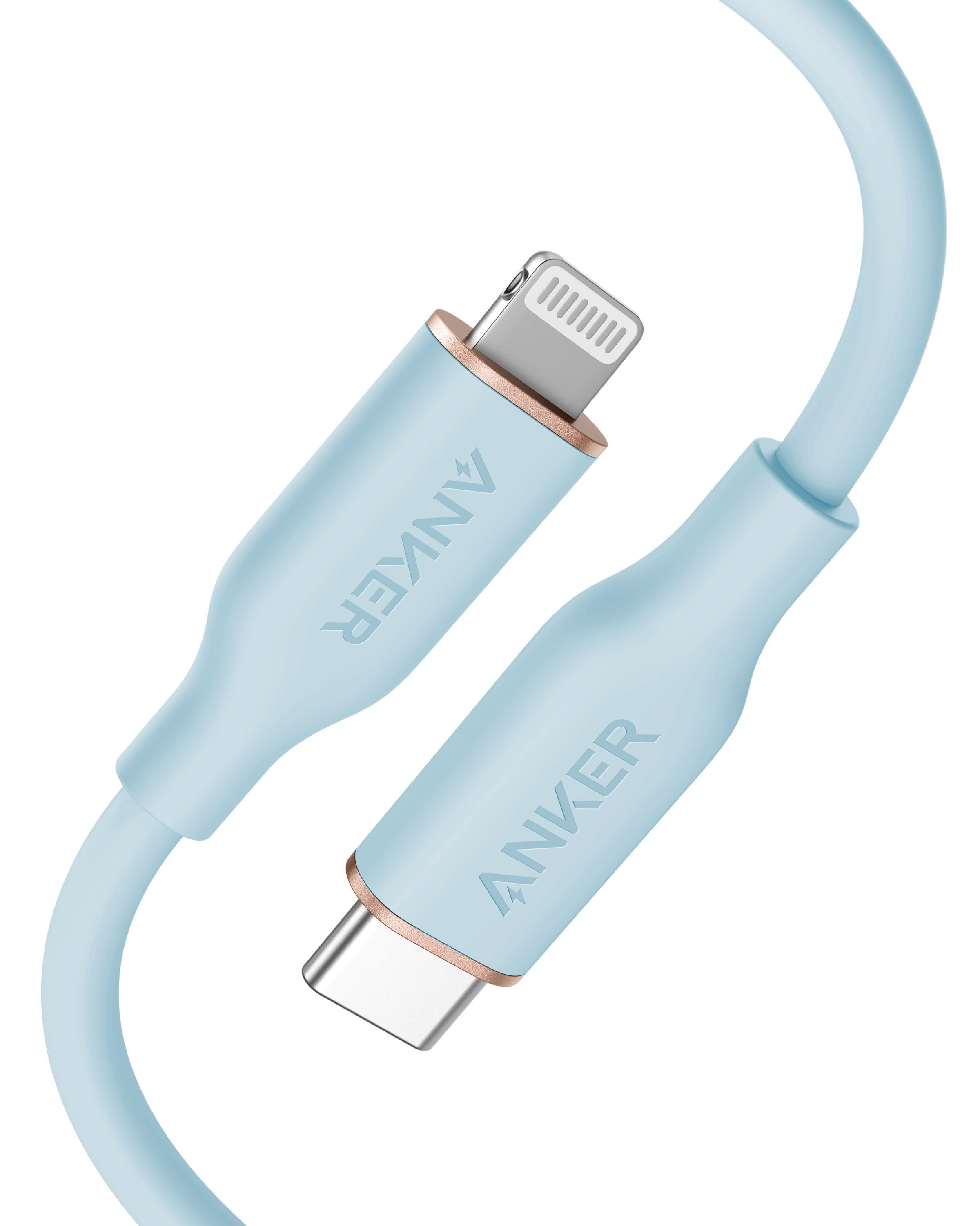 Anker <b>641</b> USB-C to Lightning Cable (Flow, Silicone)