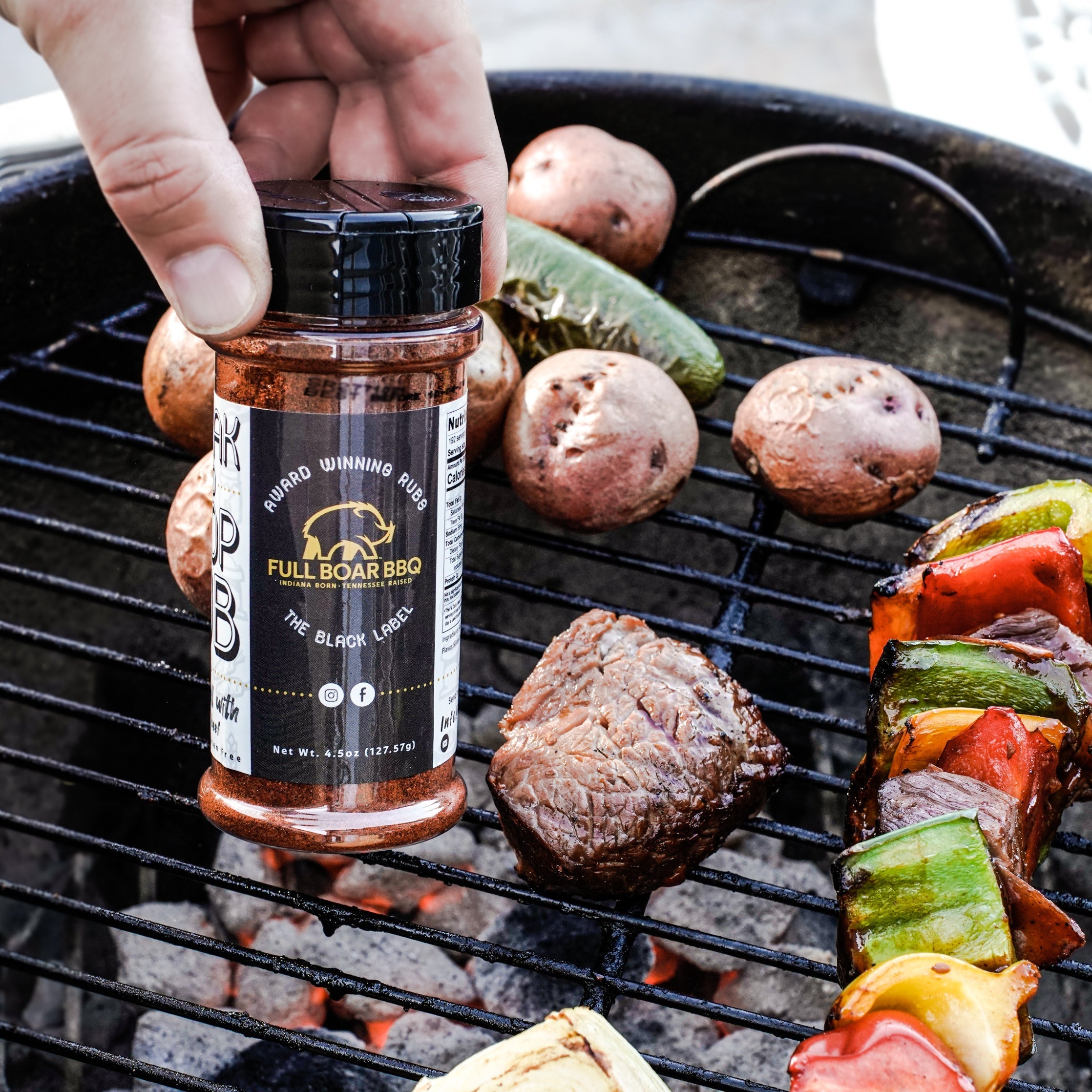 "The Black Label"- Steak and Chop Rub 8.4 oz.