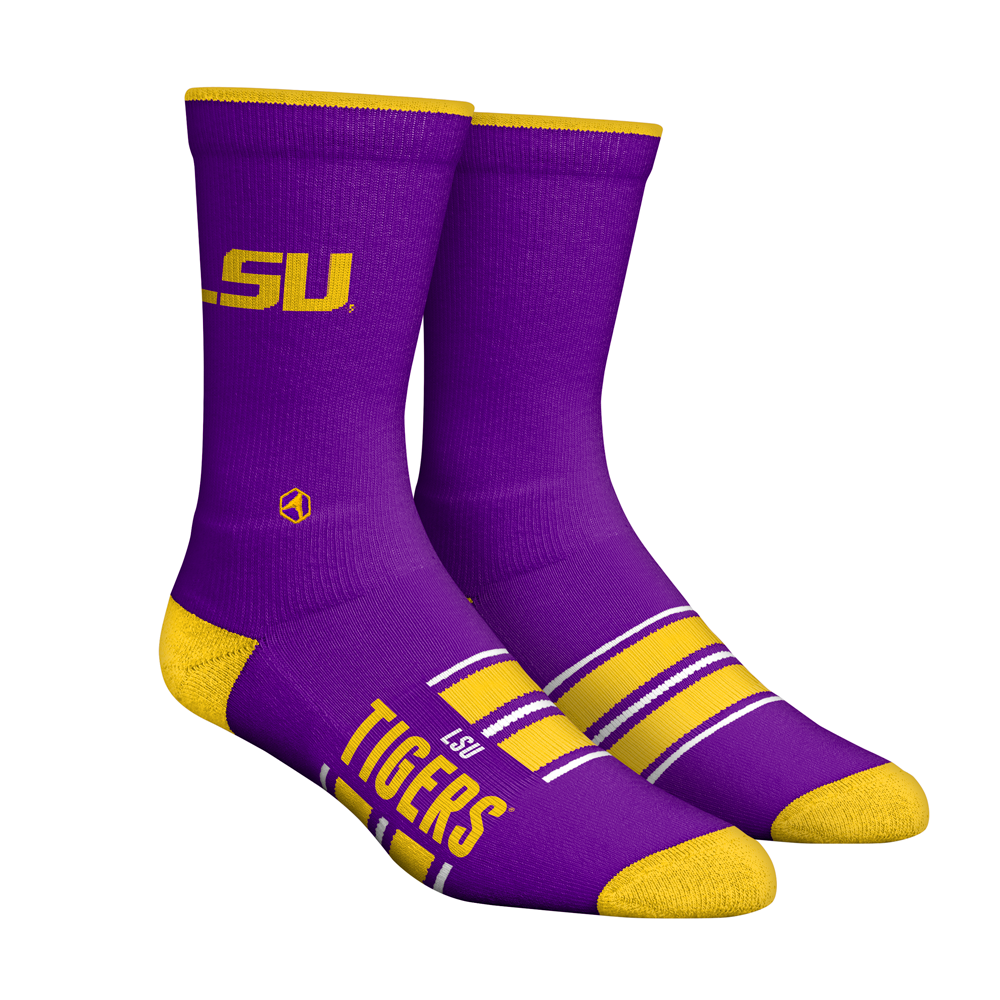 LSU Tigers - Gametime Stripe (Knitted)