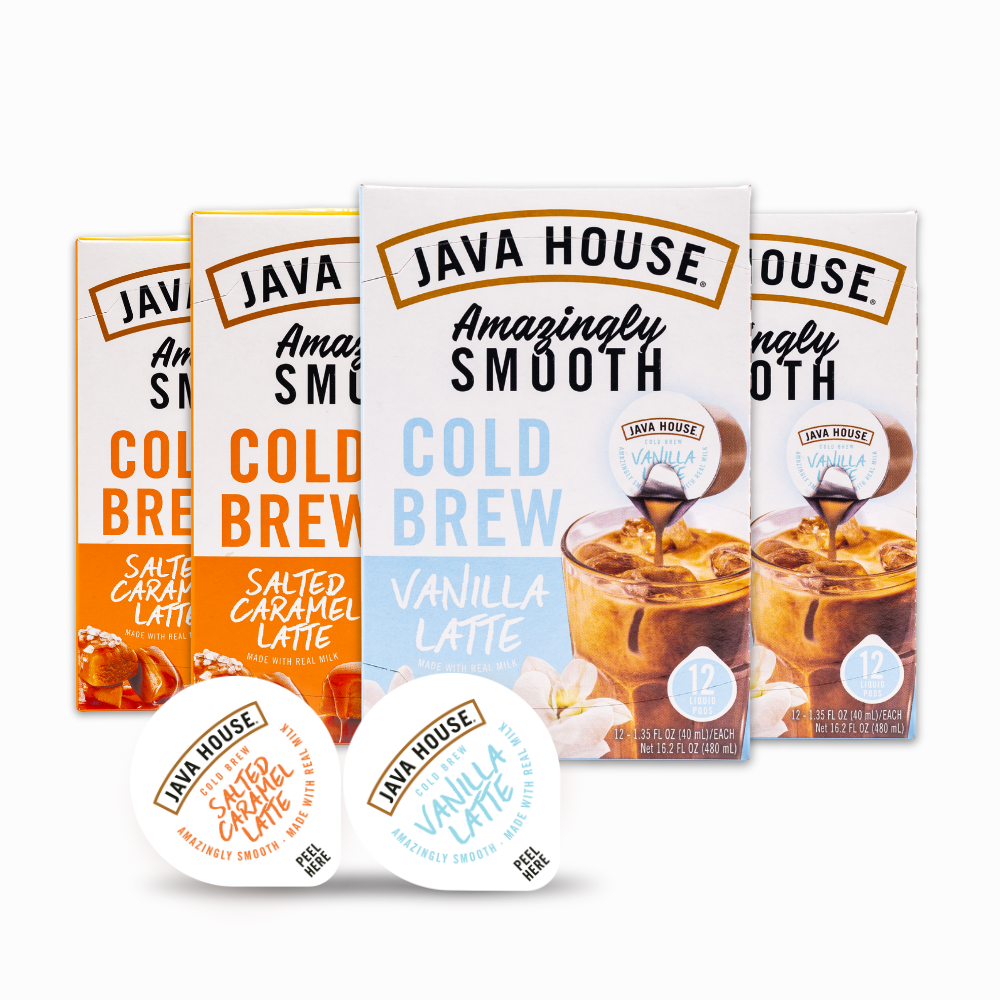 Java House Latte Cold Brew Coffee Pods - Salted Caramel