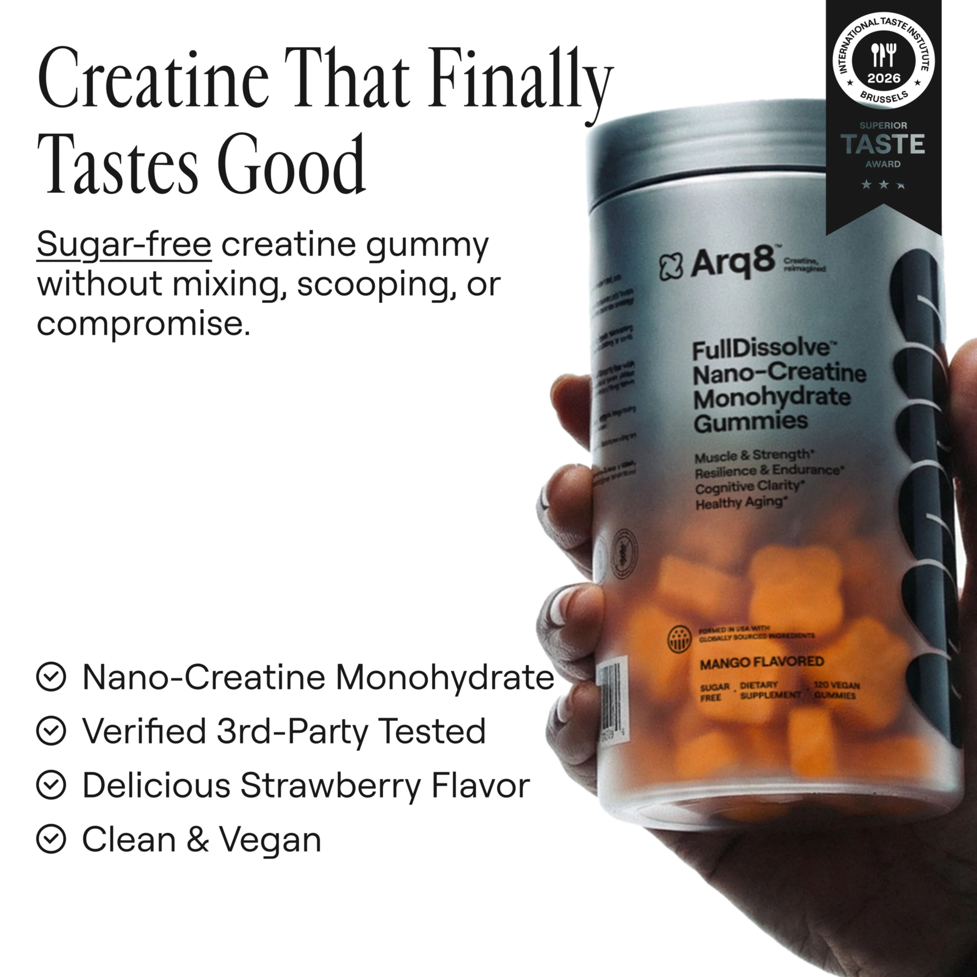 Arq8™ Creatine Monohydrate Gummies