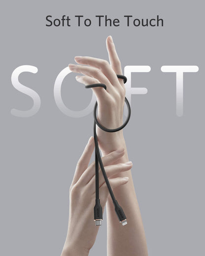 Anker <b>641</b> USB-C to Lightning Cable (Flow, Silicone)