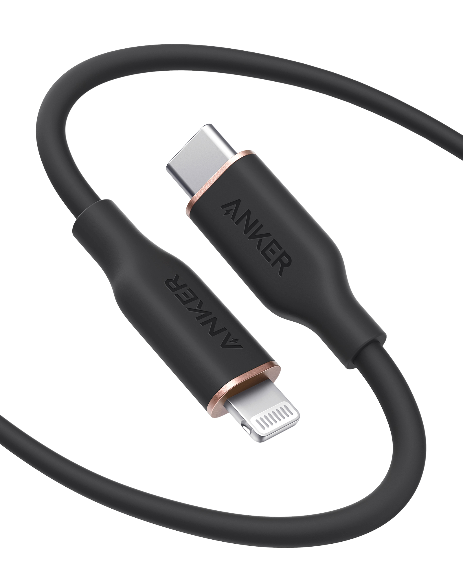 Anker <b>641</b> USB-C to Lightning Cable (Flow, Silicone)
