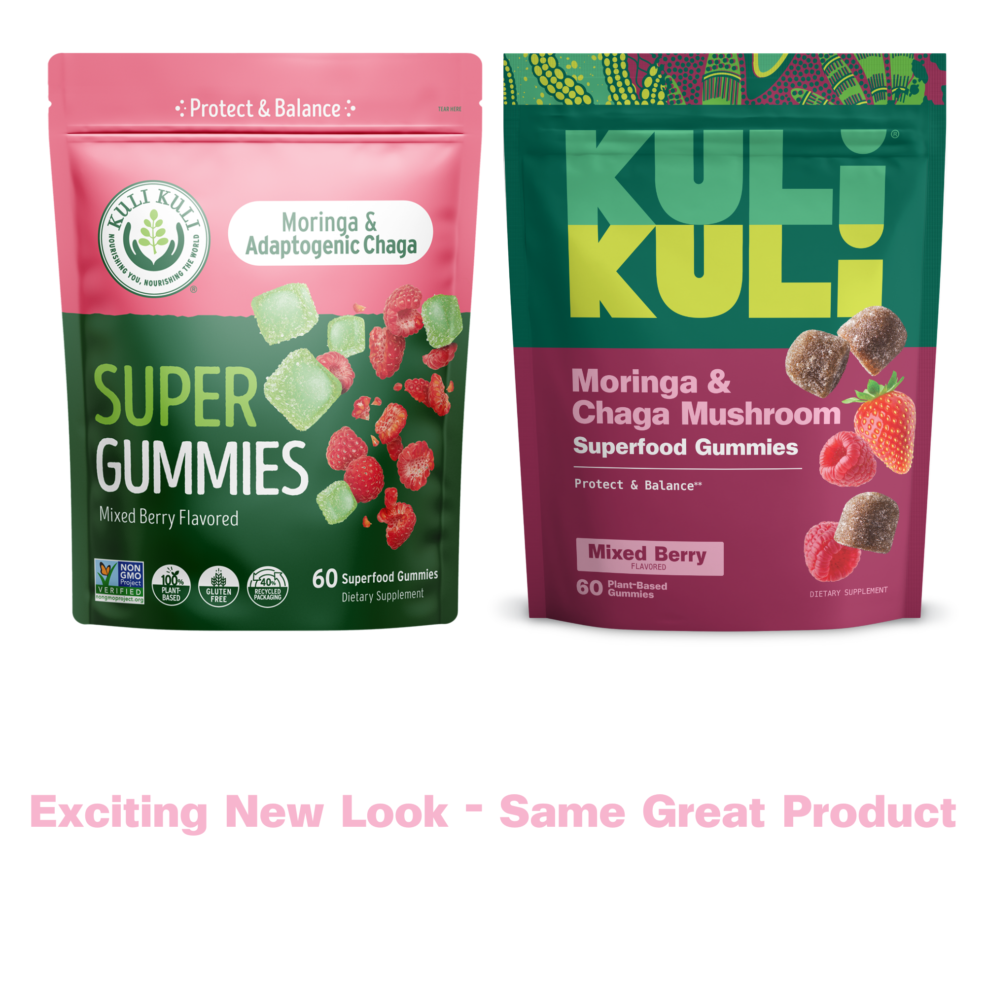 Moringa & Chaga Mushroom Superfood Gummies