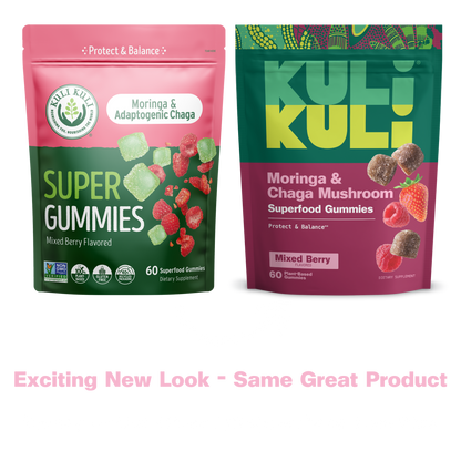 Moringa & Chaga Mushroom Superfood Gummies