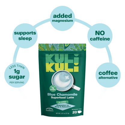 Blue Chamomile Superfood Latte