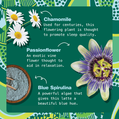 Blue Chamomile Superfood Latte