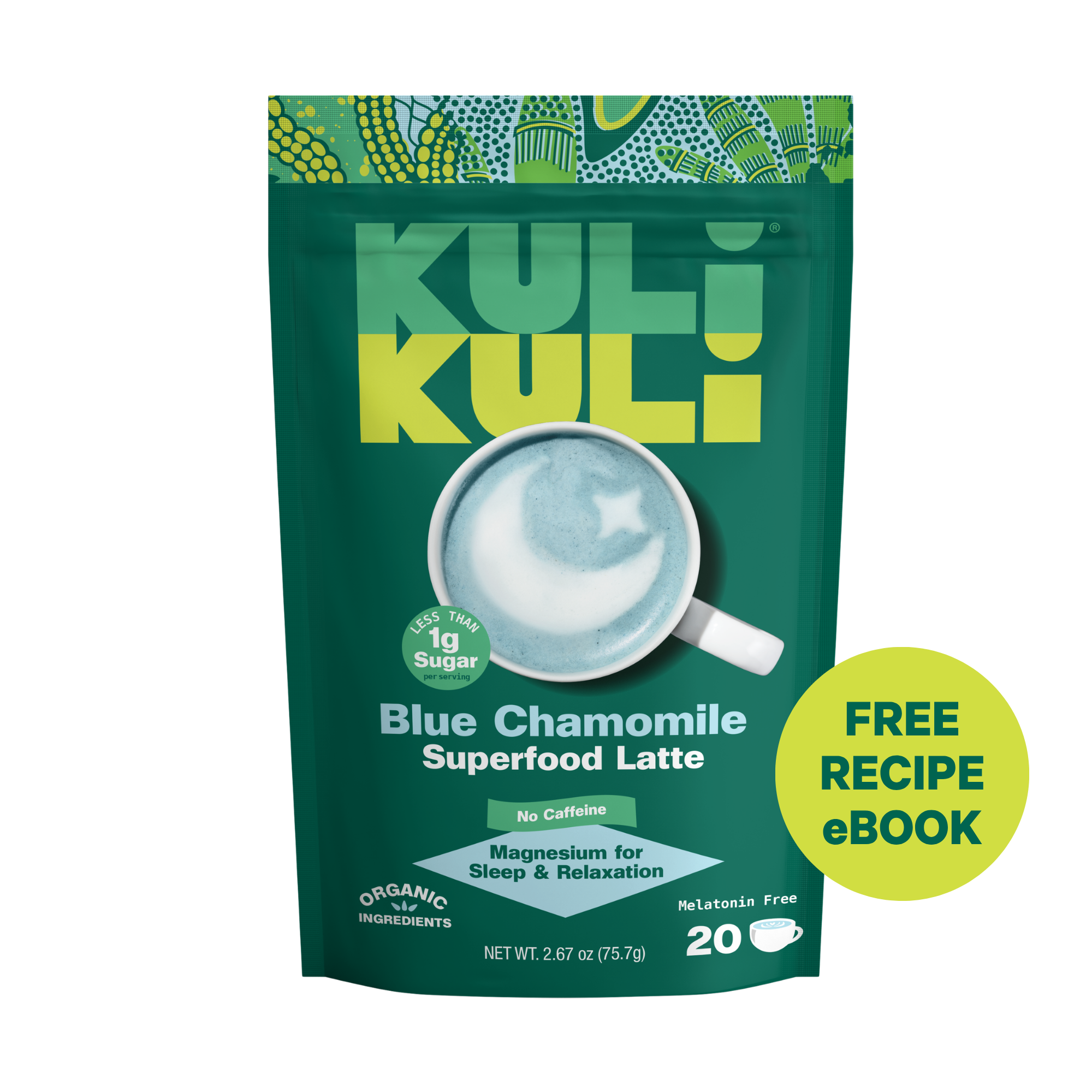 Blue Chamomile Superfood Latte