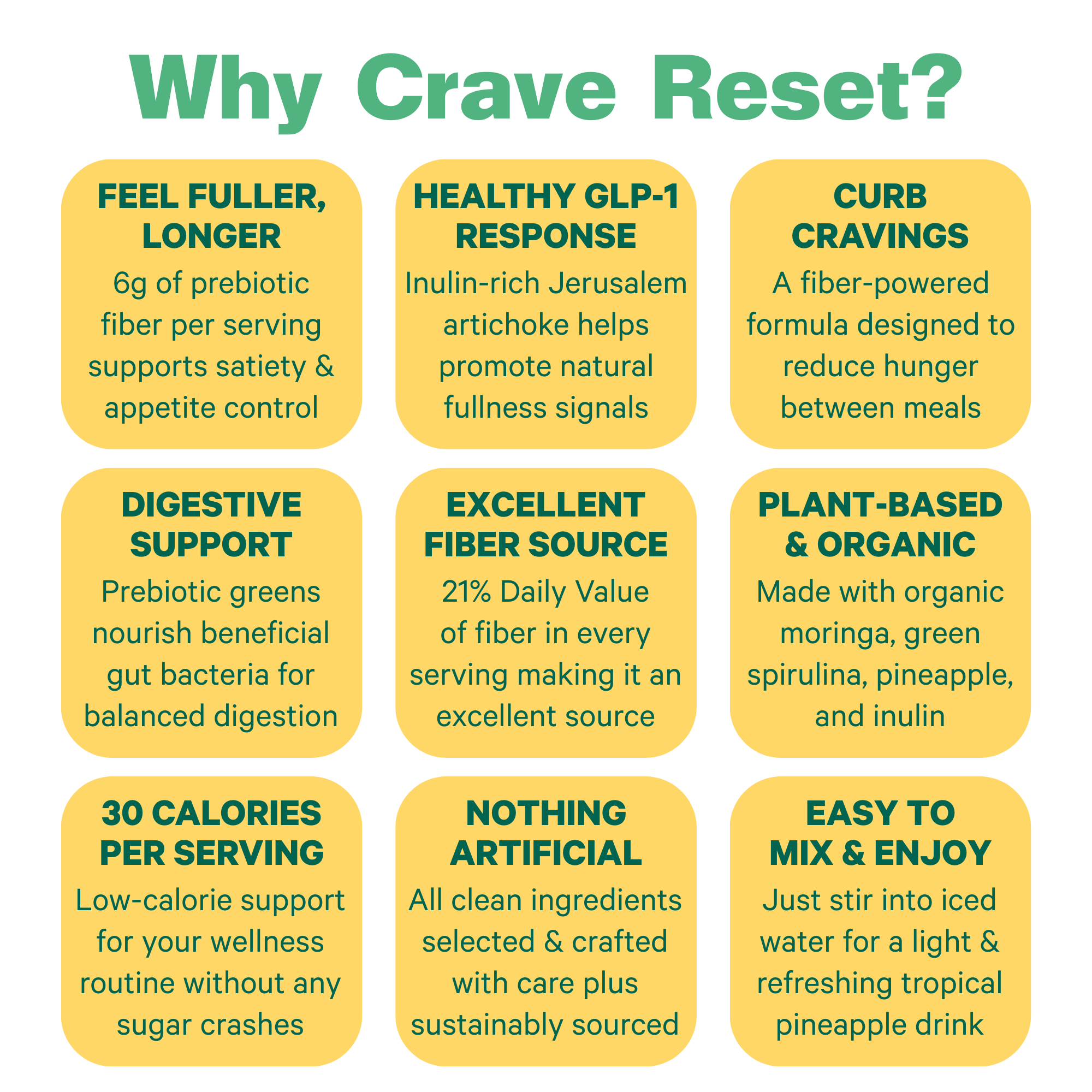 Crave Reset Superfood Drink Mix