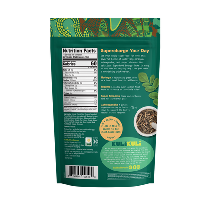 Organic Superfood Energy Shake - Chocolate Peanut Butter