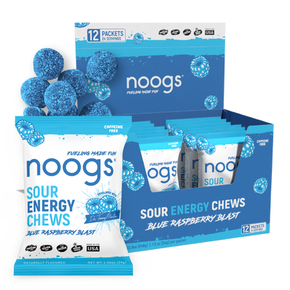 Blue Raspberry Blast Sour Energy Chews