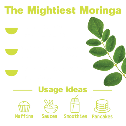 Organic Pure Moringa Powder (7.4 oz)