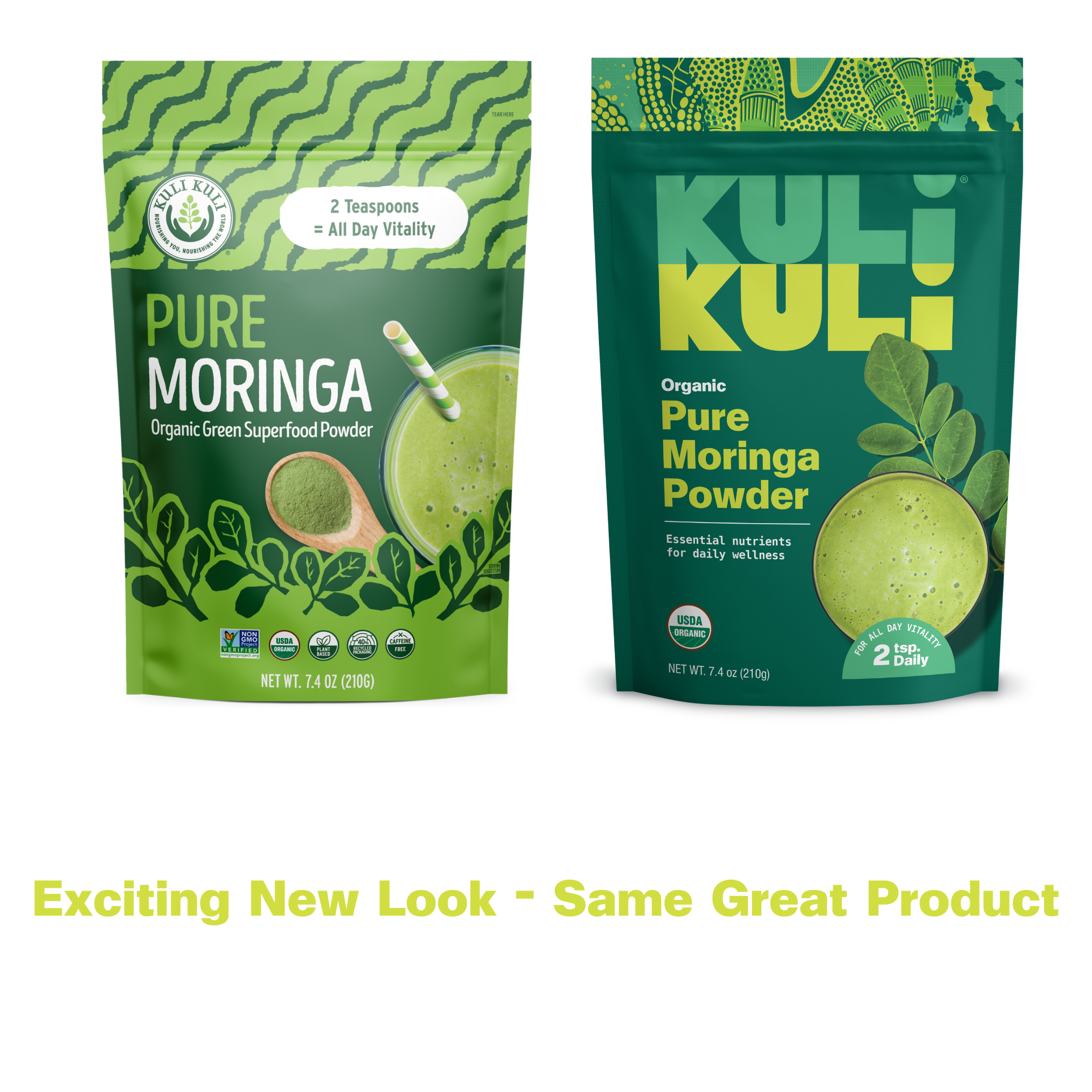 Organic Pure Moringa Powder (7.4 oz)