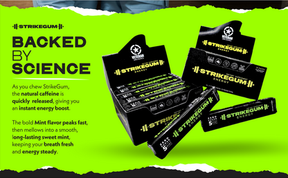 Strike Premium Energy Gum | Tray