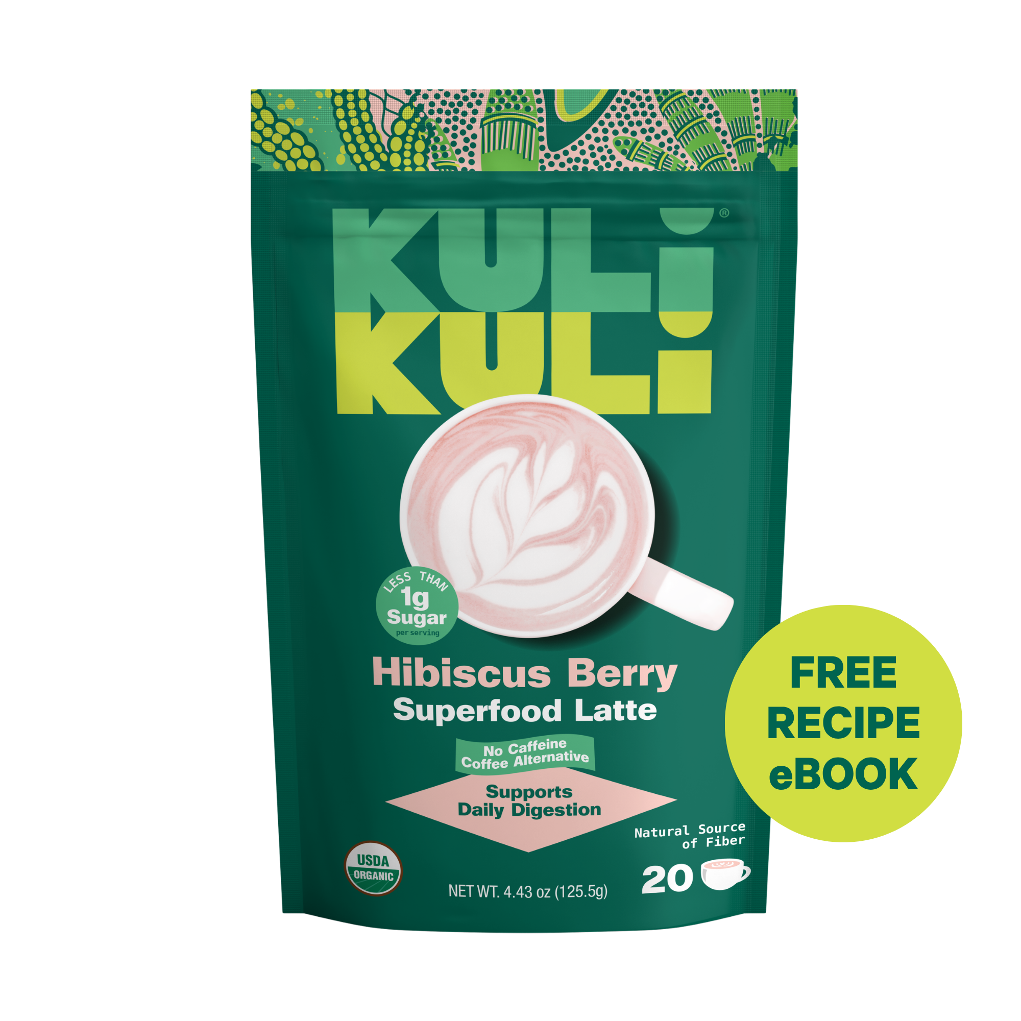 Hibiscus Berry Superfood Latte