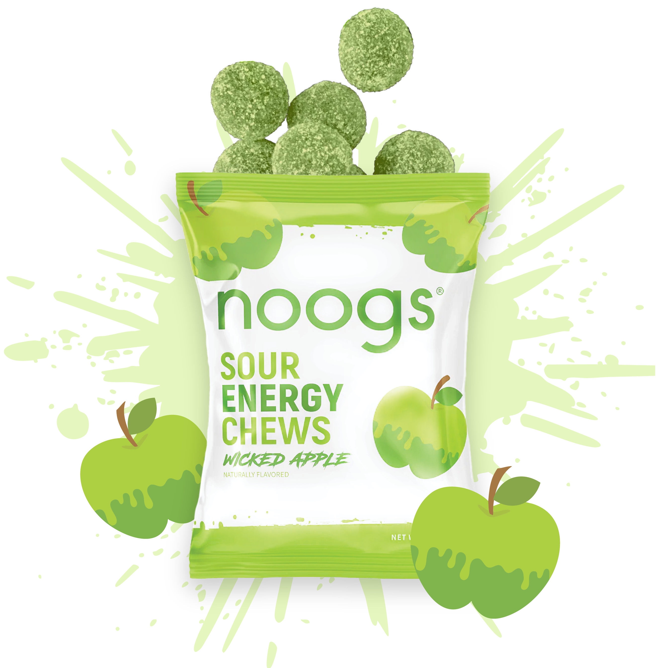 Wicked Apple Sour Energy Chews