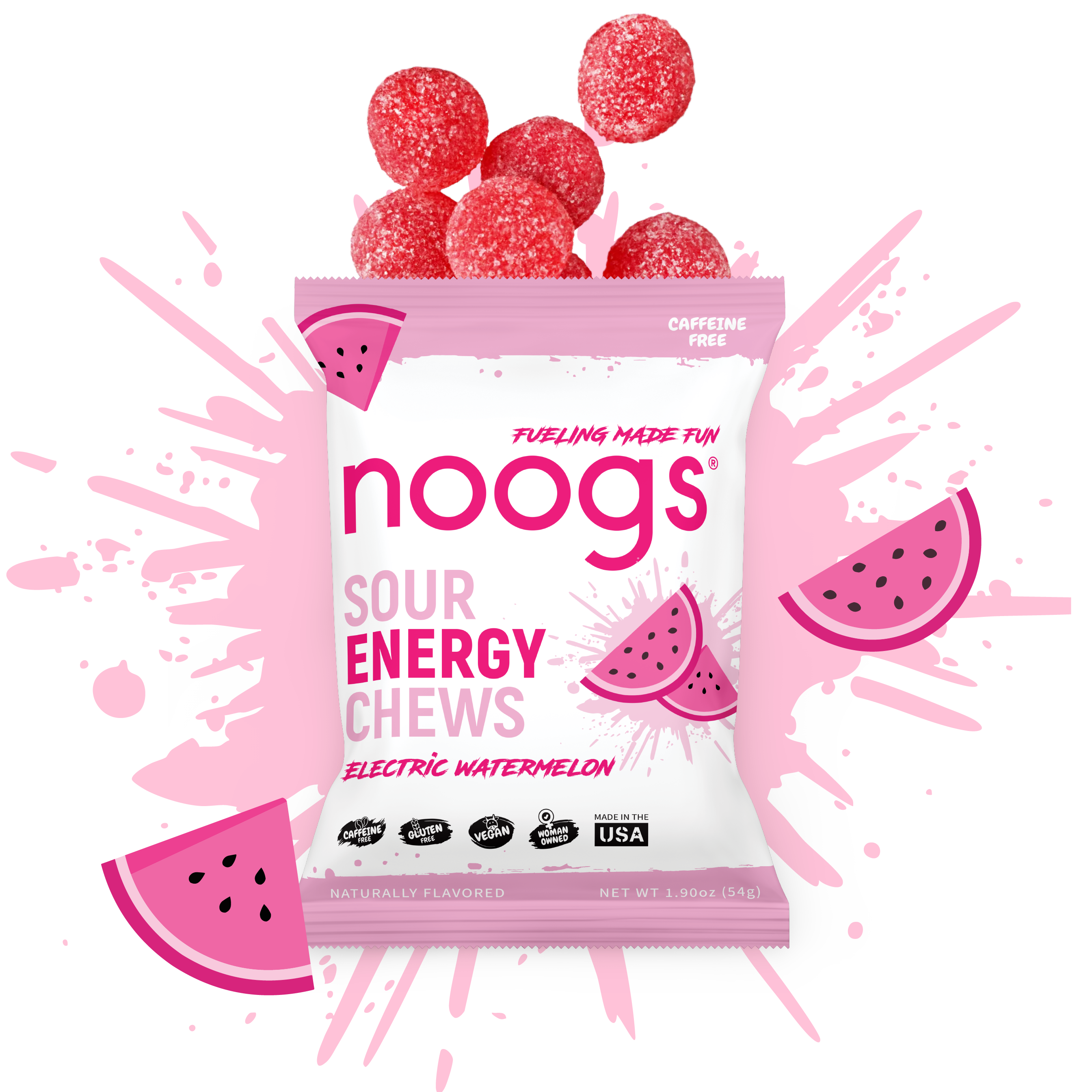Electric Watermelon Sour Energy Chews