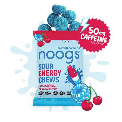 Caffeinated Poolside Pop Sour Energy Chews