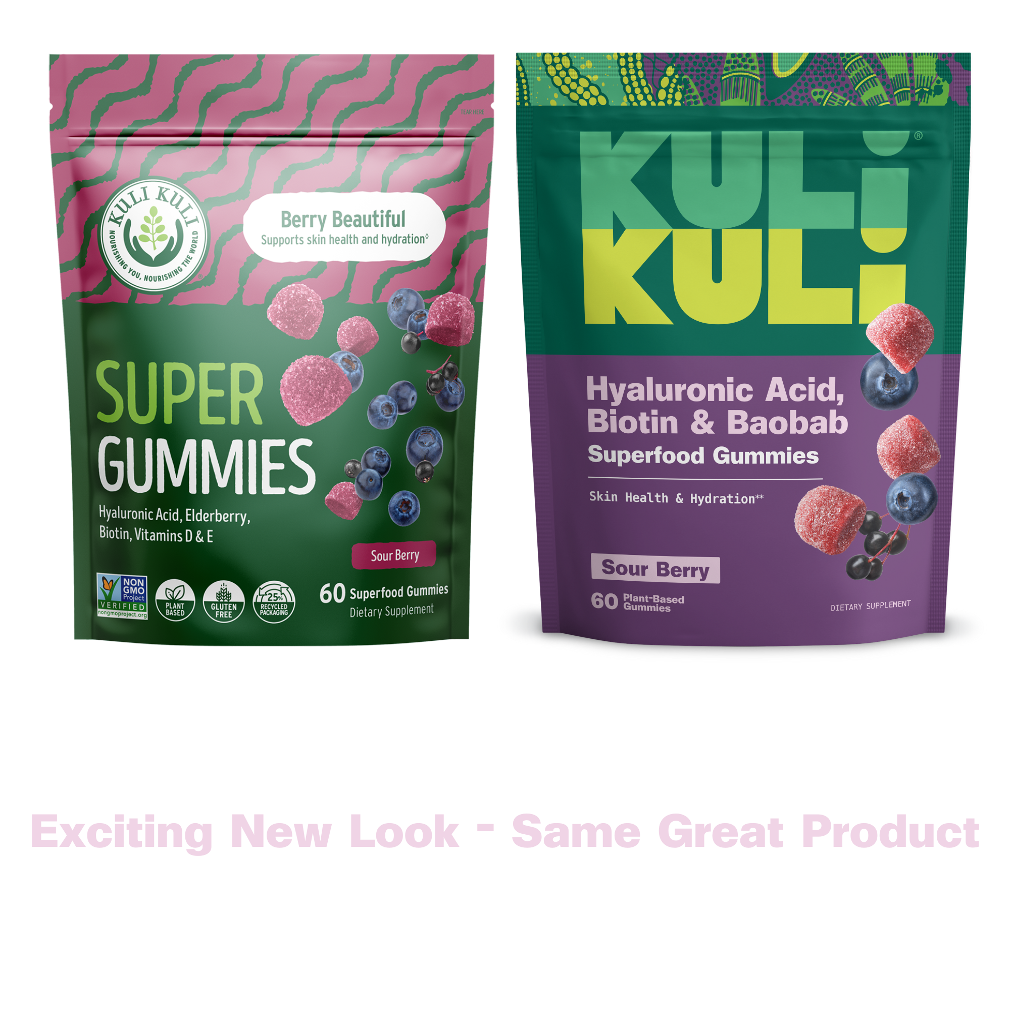 Hyaluronic Acid, Biotin & Baobab Superfood Gummies