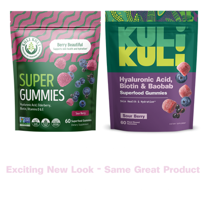 Hyaluronic Acid, Biotin & Baobab Superfood Gummies