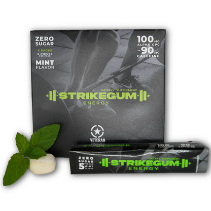 Strike Premium Energy Gum | 5 Packs