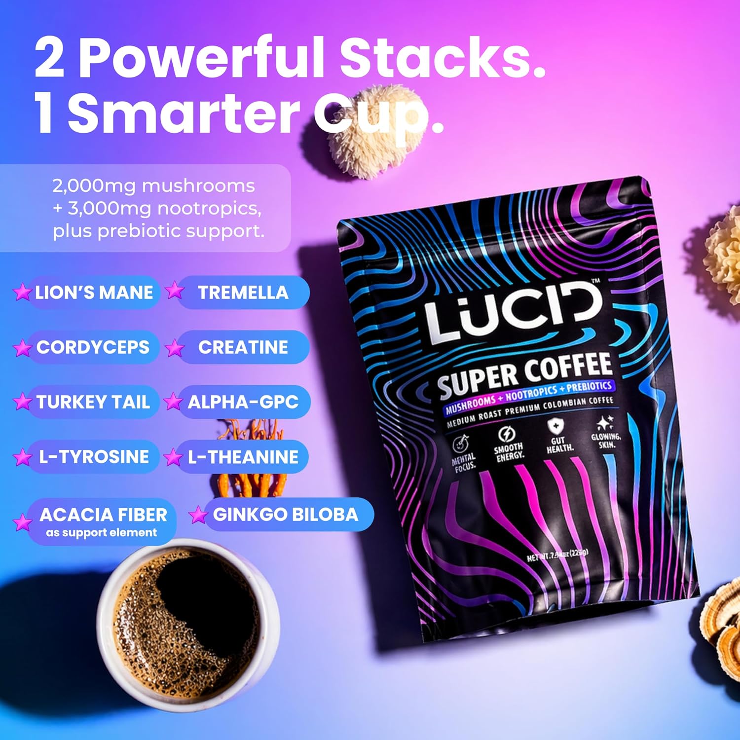 Nootropic+Mushroom Coffee